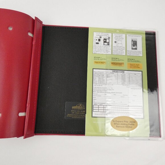Pioneer Scrapbook Album Snapload 8"x8" Red Deluxe Top Loading 20 Pages NEW - Picture 11 of 12